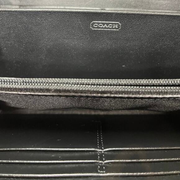 Coach F25501 Taylor OP Art Alexis Carry All Bag & Julia OP Art Wallet - Picture 9 of 14